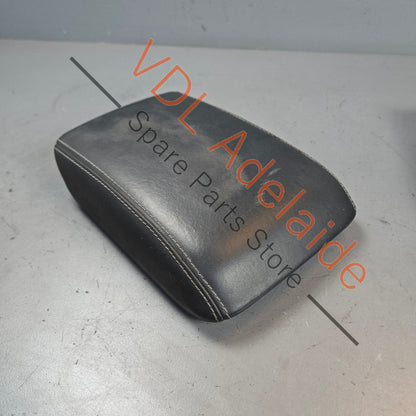 8K0864207HWJC 8K0864207H   Audi RS5 Centre Middle Arm Rest 8K0864207H WJC Black Leather Grey Stitch