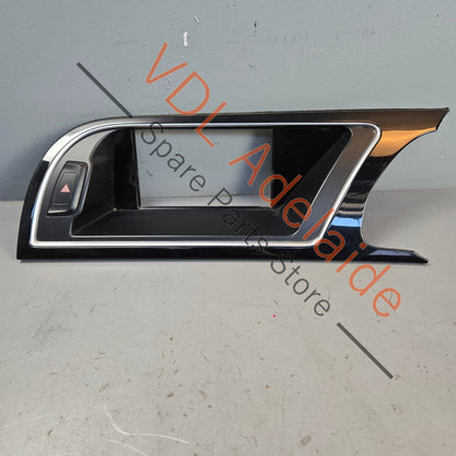 8T2857185AEV58    Audi A5 S5 RS5 Centre Dashboard Trim Gloss Black 8T2857185AE V58