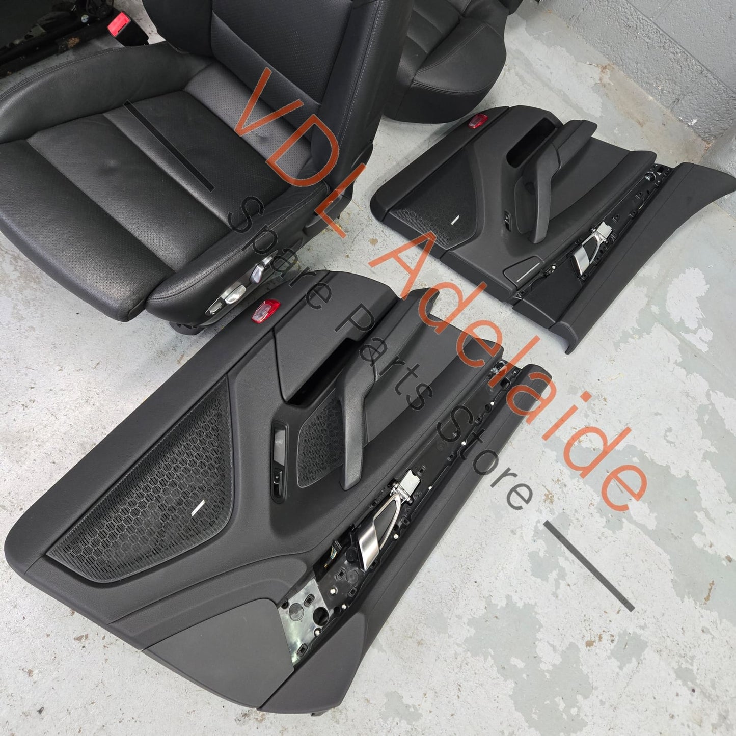     Porsche Panamera 970 Black Leather Interior Set Seats & Door cards