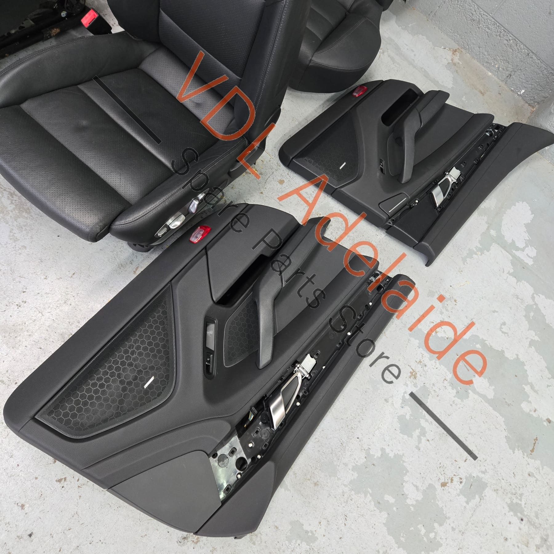     Porsche Panamera 970 Black Leather Interior Set Seats & Door cards