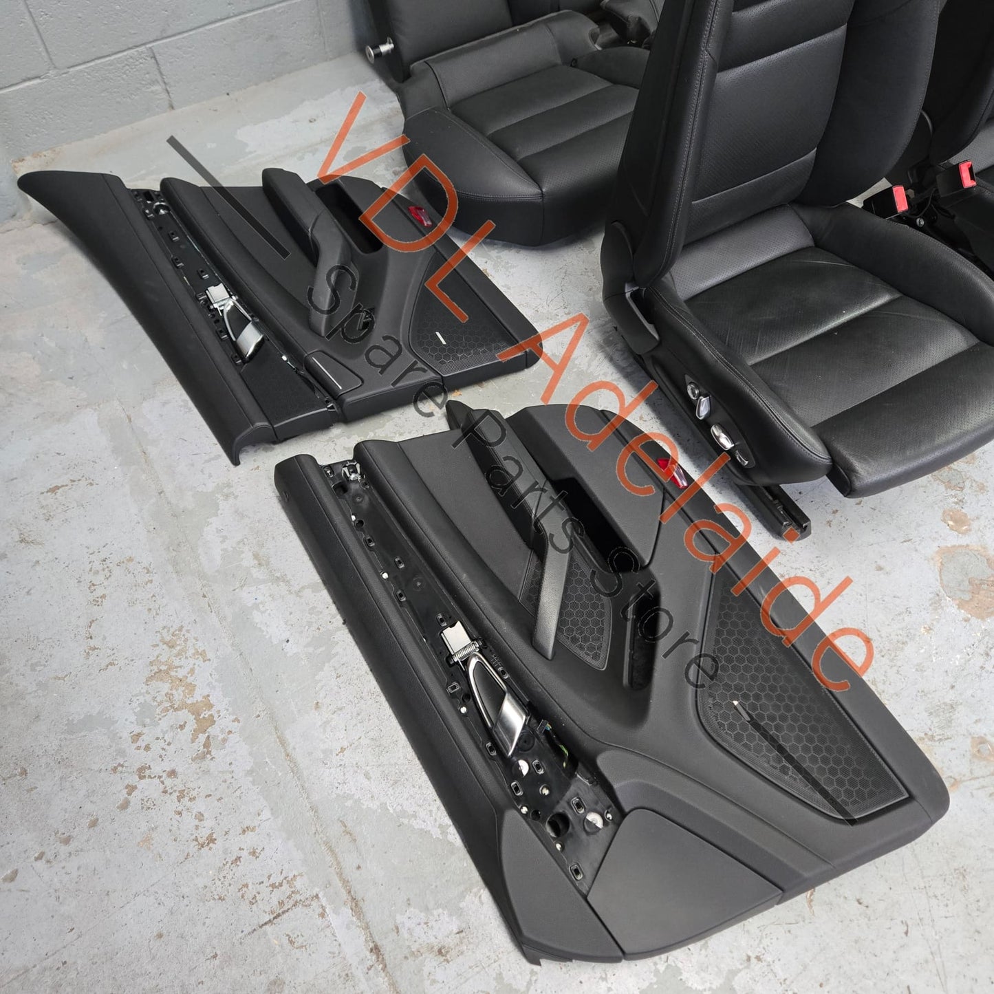     Porsche Panamera 970 Black Leather Interior Set Seats & Door cards