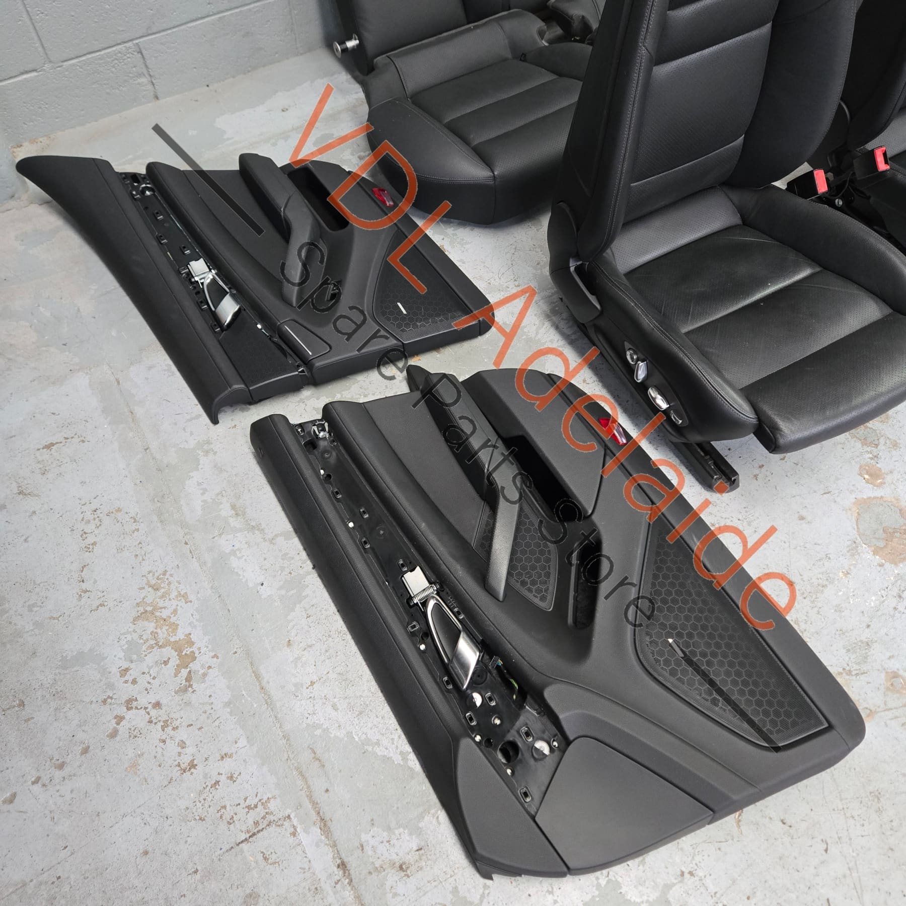     Porsche Panamera 970 Black Leather Interior Set Seats & Door cards
