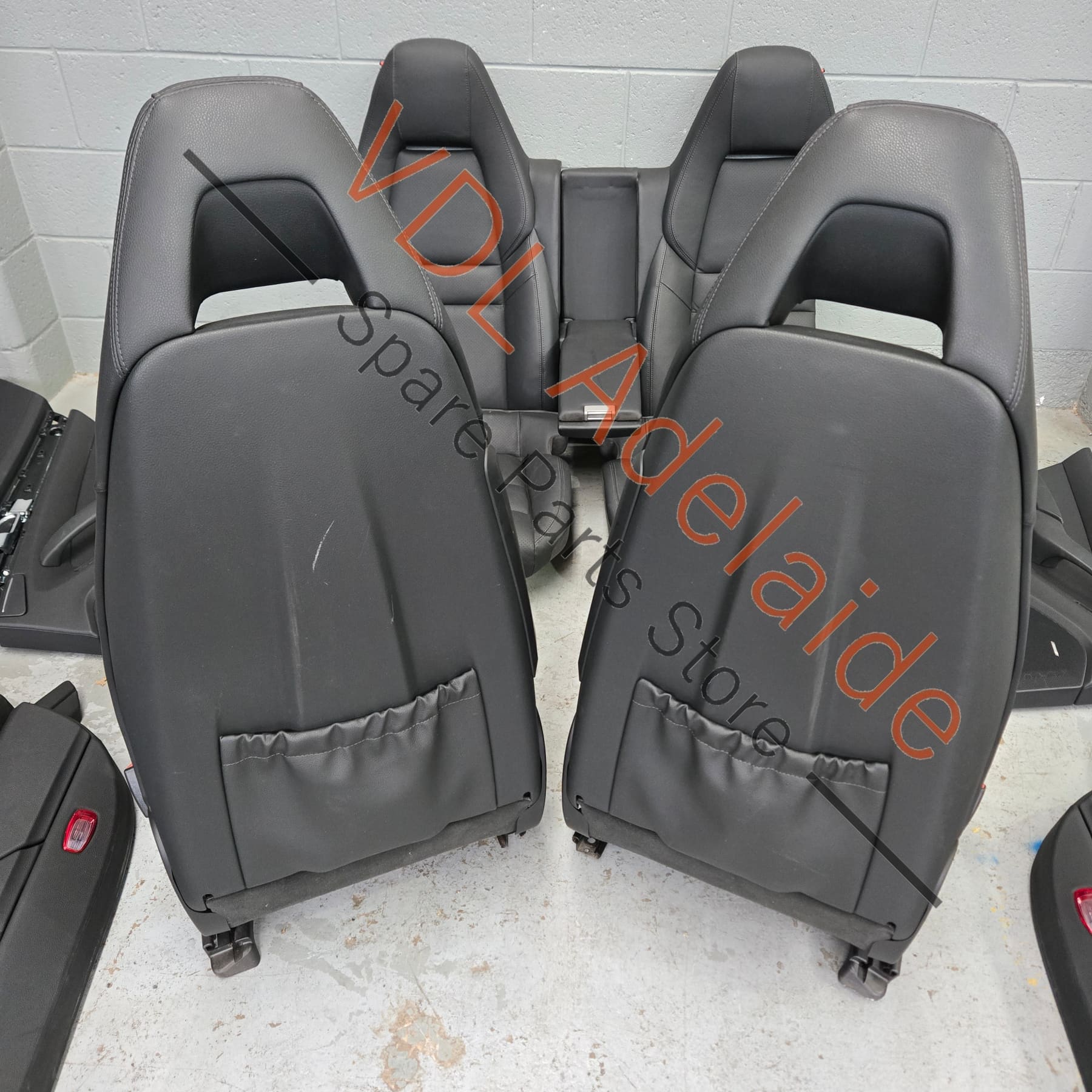     Porsche Panamera 970 Black Leather Interior Set Seats & Door cards