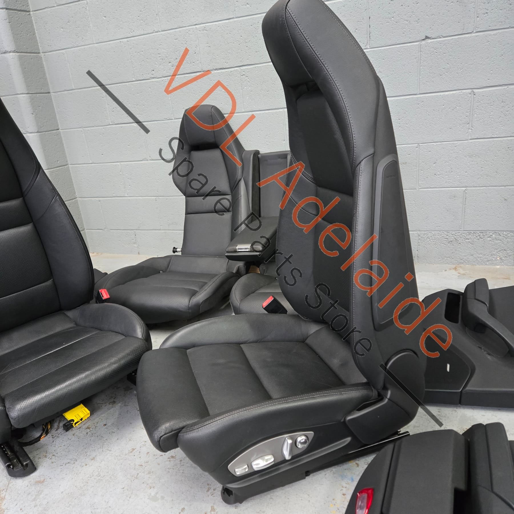     Porsche Panamera 970 Black Leather Interior Set Seats & Door cards