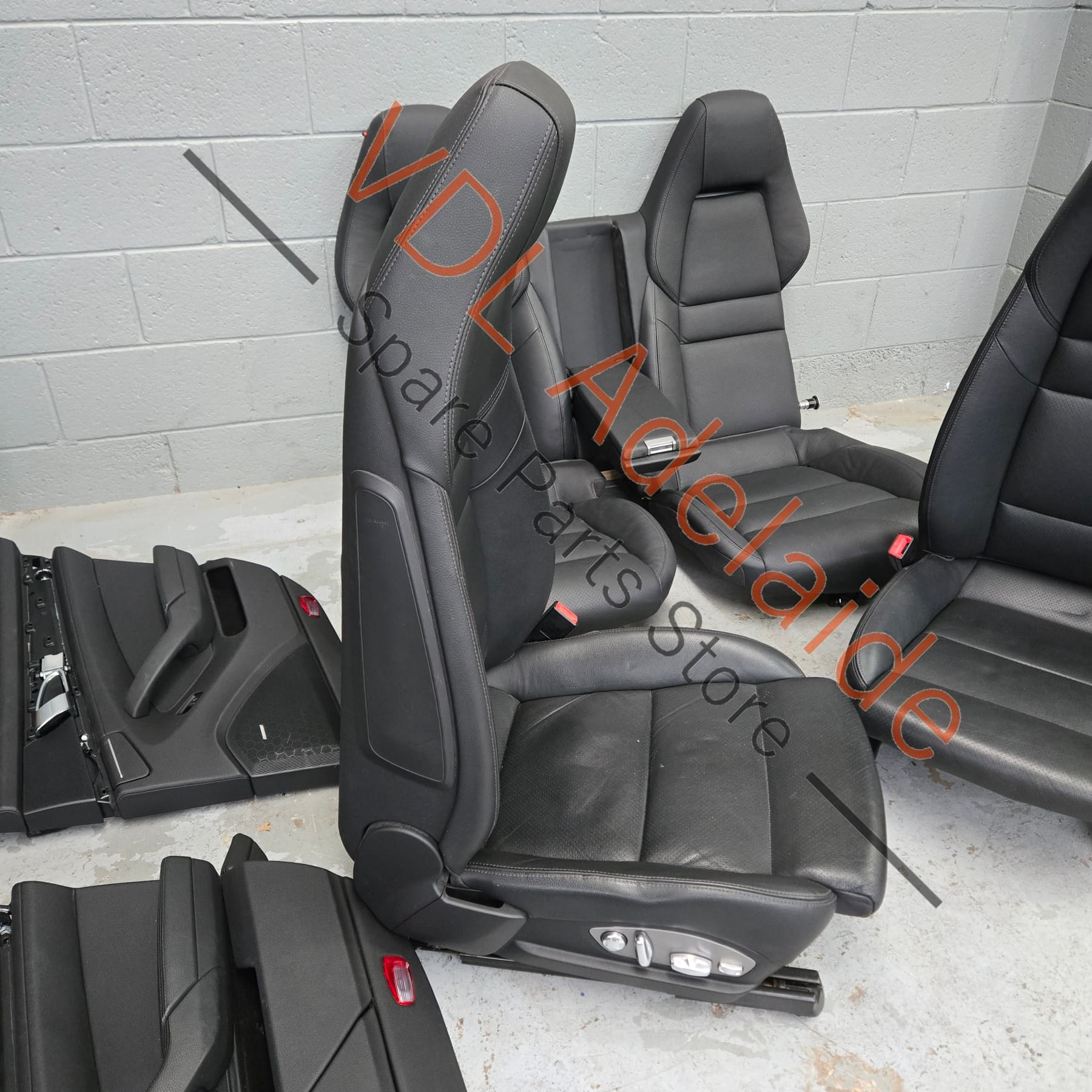     Porsche Panamera 970 Black Leather Interior Set Seats & Door cards