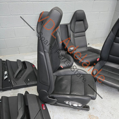     Porsche Panamera 970 Black Leather Interior Set Seats & Door cards