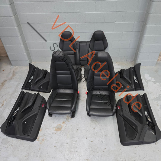     Porsche Panamera 970 Black Leather Interior Set Seats & Door cards