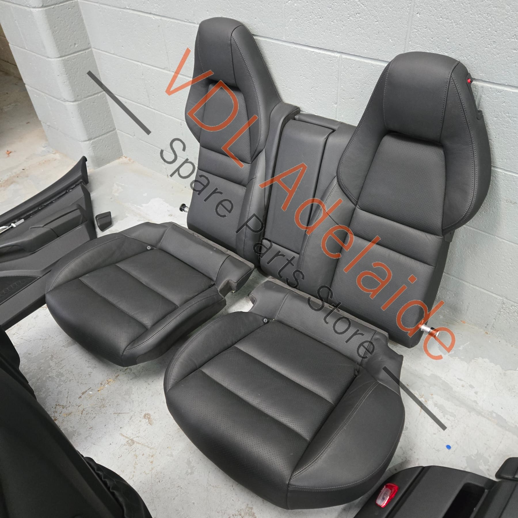     Porsche Panamera 970 Black Leather Interior Set Seats & Door cards