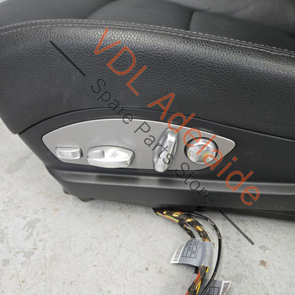97052114109DAA    Porsche Panamera 970 Black Leather Front Left Passengers Seat