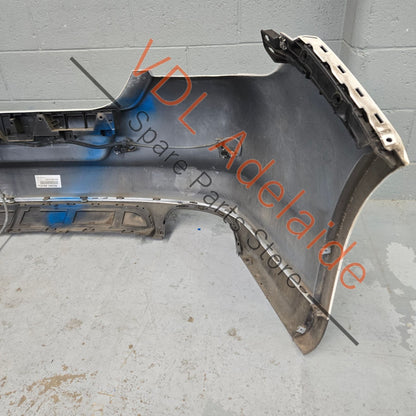97050595100 97050561105   Porsche Panamera 970 Rear Bumper Assembly & Diffuser 97050595100 97050561105 1E0 Carrara White B9A / B4