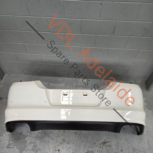 97050595100 97050561105   Porsche Panamera 970 Rear Bumper Assembly & Diffuser 97050595100 97050561105 1E0 Carrara White B9A / B4