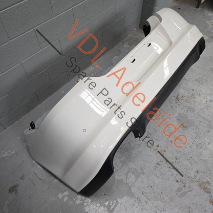 97050595100 97050561105   Porsche Panamera 970 Rear Bumper Assembly & Diffuser 97050595100 97050561105 1E0 Carrara White B9A / B4
