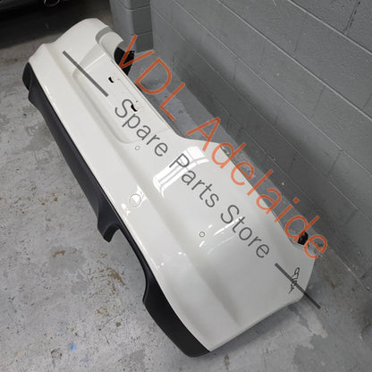 97050595100 97050561105   Porsche Panamera 970 Rear Bumper Assembly & Diffuser 97050595100 97050561105 1E0 Carrara White B9A / B4