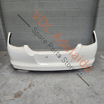 97050595100 97050561105   Porsche Panamera 970 Rear Bumper Assembly & Diffuser 97050595100 97050561105 1E0 Carrara White B9A / B4