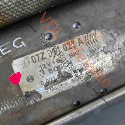 07Z911023A    VW Touareg V10 R50 Starter Motor 07Z911023A