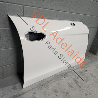 97053101202GRV    Porsche Panamera 970 Front Right Door Shell 97053101202 GRV Carrara White B9A / B4