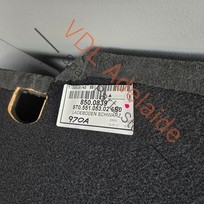 97055105302 970551053026B0   Porsche Panamera 970 Boot trunk Floor Cover for Cargo 97055105302 6B0