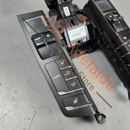 97065350302 97065350303DML   Porsche Panamera 970 Rear Air Conditioning Control Panel Switch 97065350303 DML