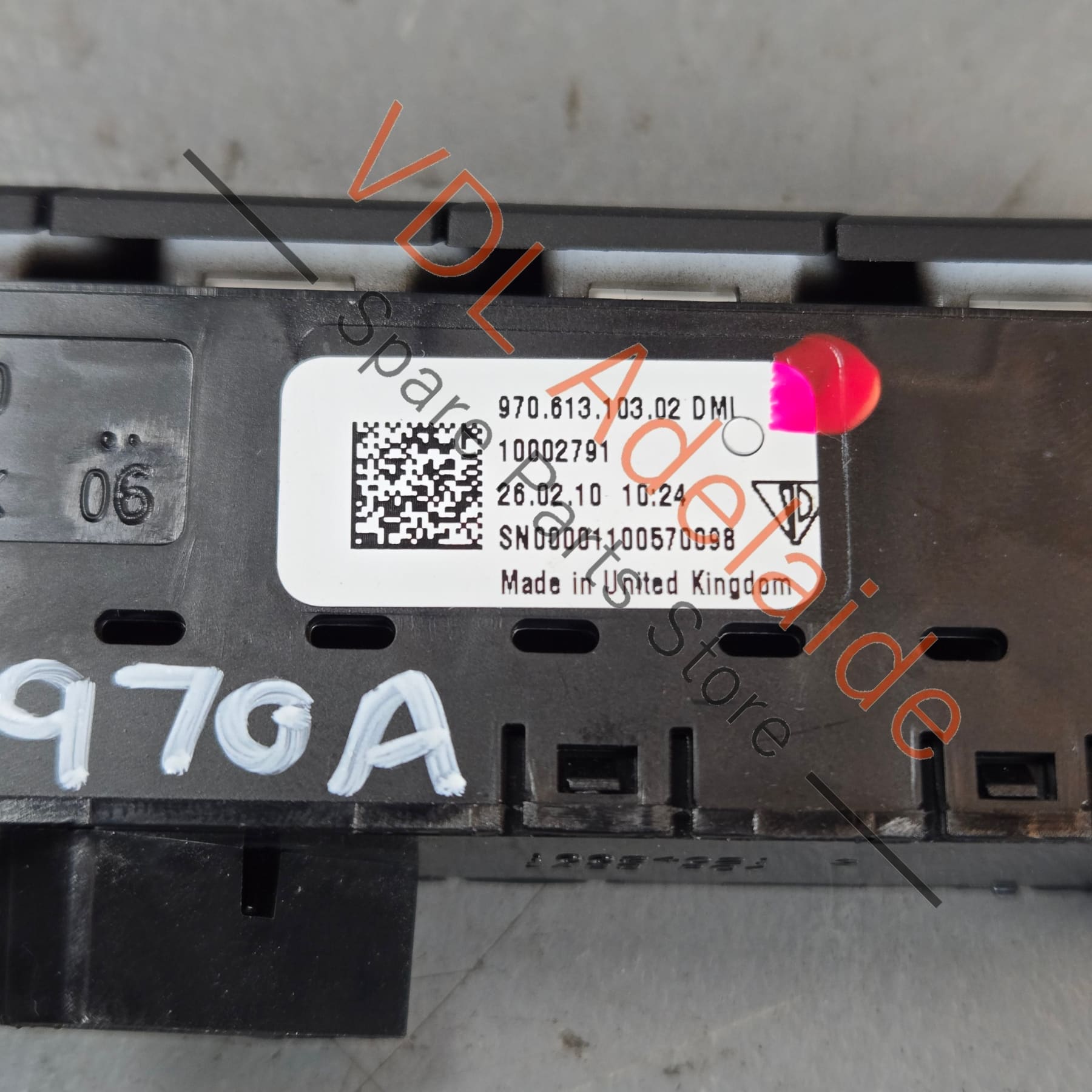 97061310302 97061310302DML   Porsche Panamera 970 Left Door Memory Seat Switch 97061310302