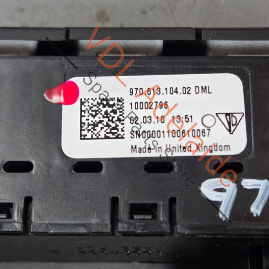 97061310402 97061310402DML   Porsche Panamera 970 Right Door Memory Seat Switch 97061310402