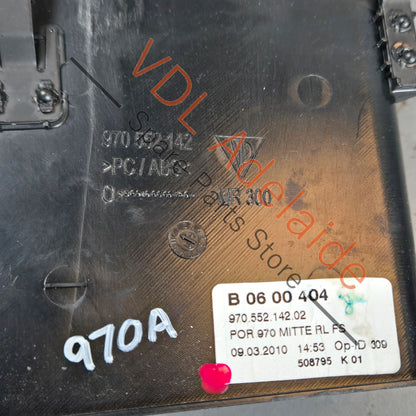 97055214202 97055214204DAP   Porsche Panamera 970 Centre Right Dashboard Air Vent 97055214204 DAP