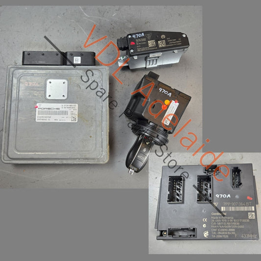 97061860103 7PP905852C 7PP907064BT 7PP905865H Porsche Panamera 970 4.8L DME ECU Kit Engine Control Module BCM Key Set 97061860103