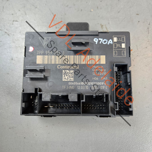7PP959793R 7PP959793J   Porsche Panamera Driver Front Door Control Module 7PP959793J 7PP959793R