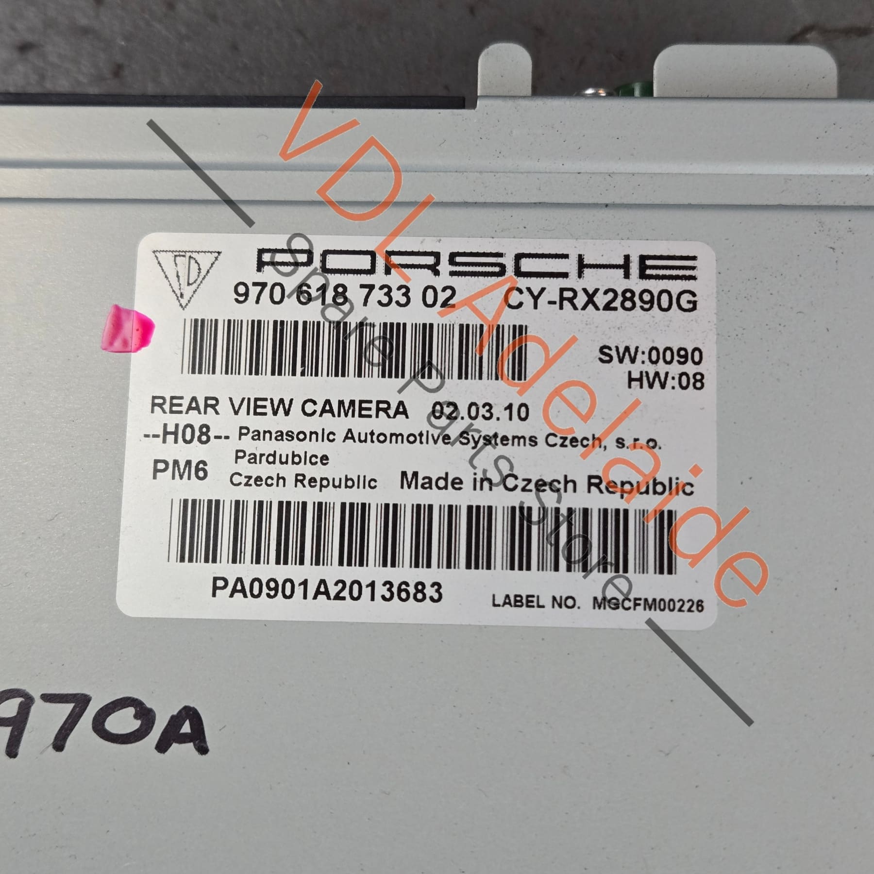 97061873302    Porsche Panamera 970 Reverse Camera Module 97061873302