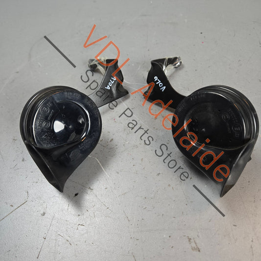 97063502100 97063502200   Porsche Panamera 970 Pair of Horns High & Low Tone 97063502100 97063502200