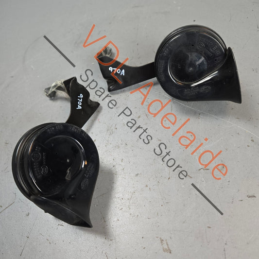 97063502100 97063502200   Porsche Panamera 970 Pair of Horns High & Low Tone 97063502100 97063502200