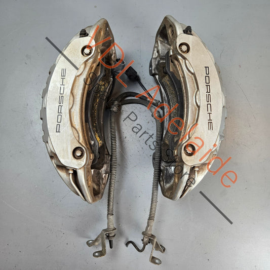 7PP615149AQ 7PP615150AQ   Porsche 360mm 6 Piston Brake Caliper Brembo Pair Front 7PP615149AQ, 7PP615150AQ
