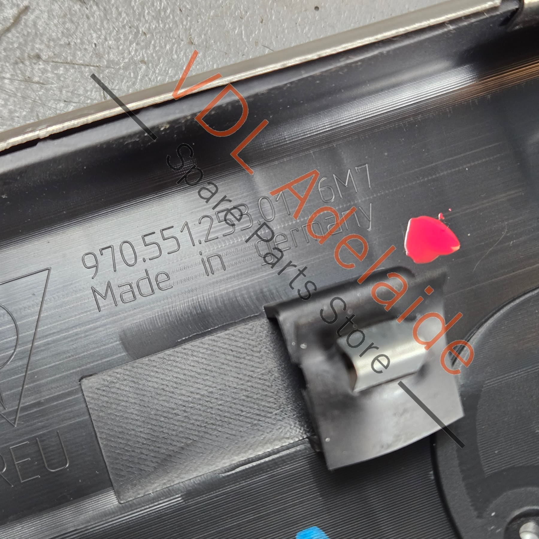 970551253016M7 97055125301   Porsche Panamera 970 Boot Tailgate Stainless Steel Trim Cargo Load 97055125301