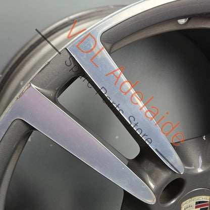97036217806    Porsche Panamera 20 x 9.5 Turbo Design Alloy Wheel Machined Face 97036217806 #02