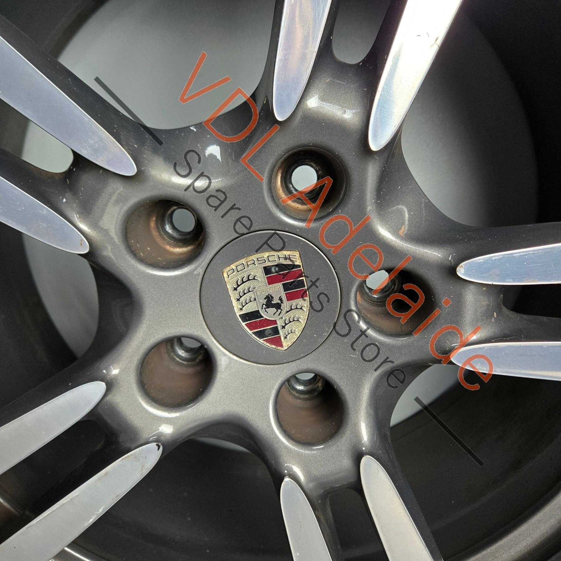 97036217806    Porsche Panamera 20 x 9.5 Turbo Design Alloy Wheel Machined Face 97036217806 #02