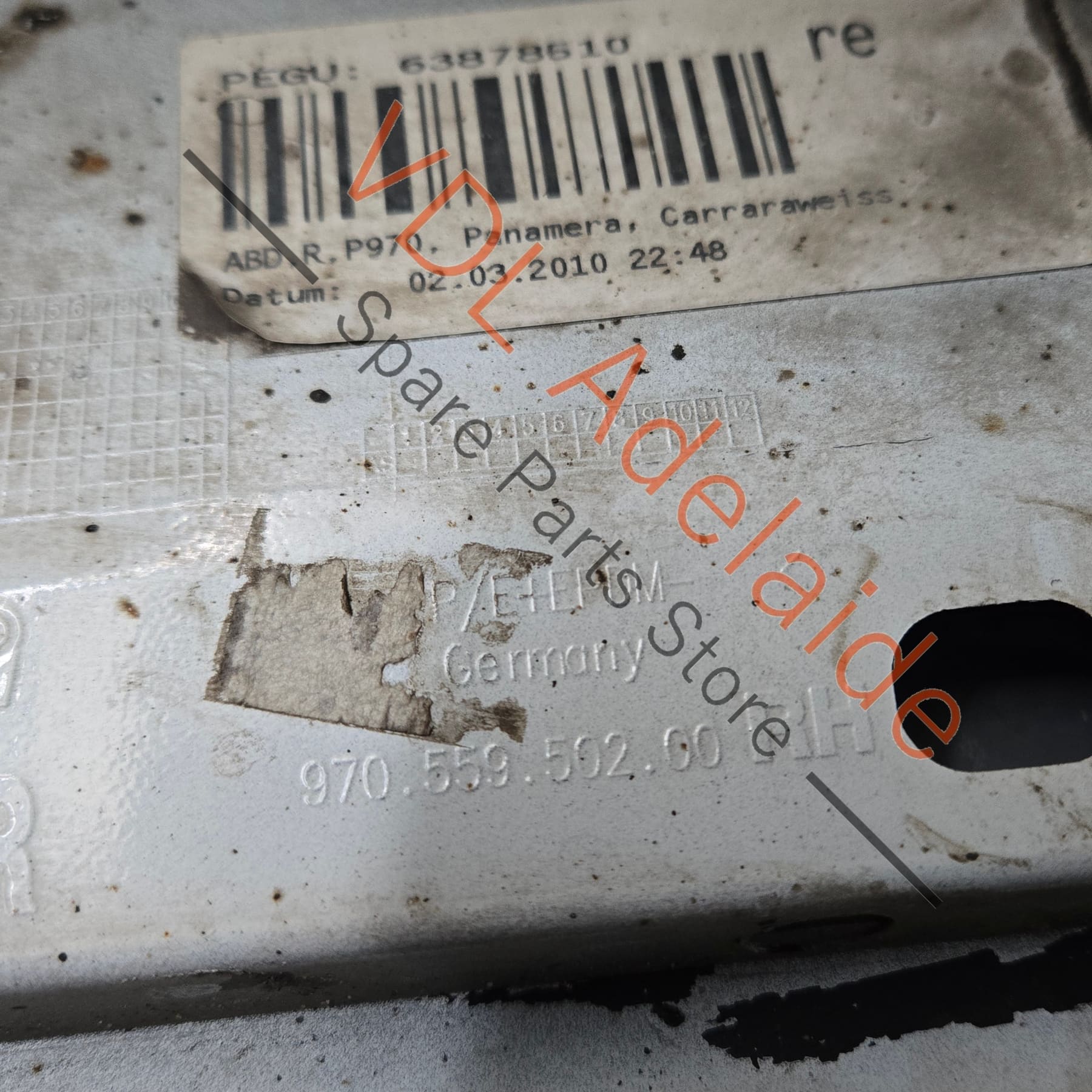 97055920210G2L 97055950200   Porsche Panamera 970 Right Side Sideskirt Rocker Moulding Exterior Trim 97055920210 G2L 97055950200