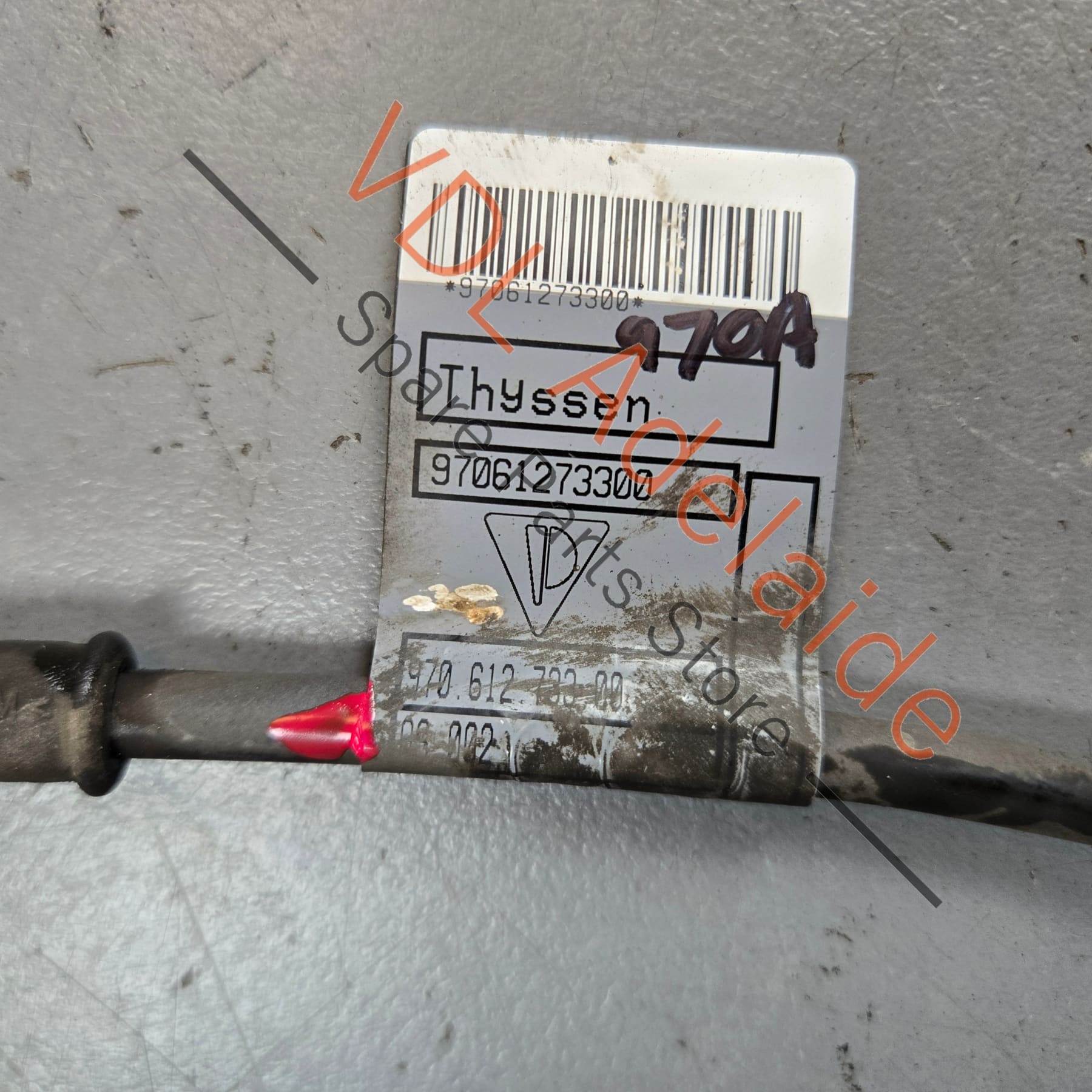 97061273300    Porsche Panamera Front Wheel Wire Harness Cable Speed Speed Sensor 97061273302