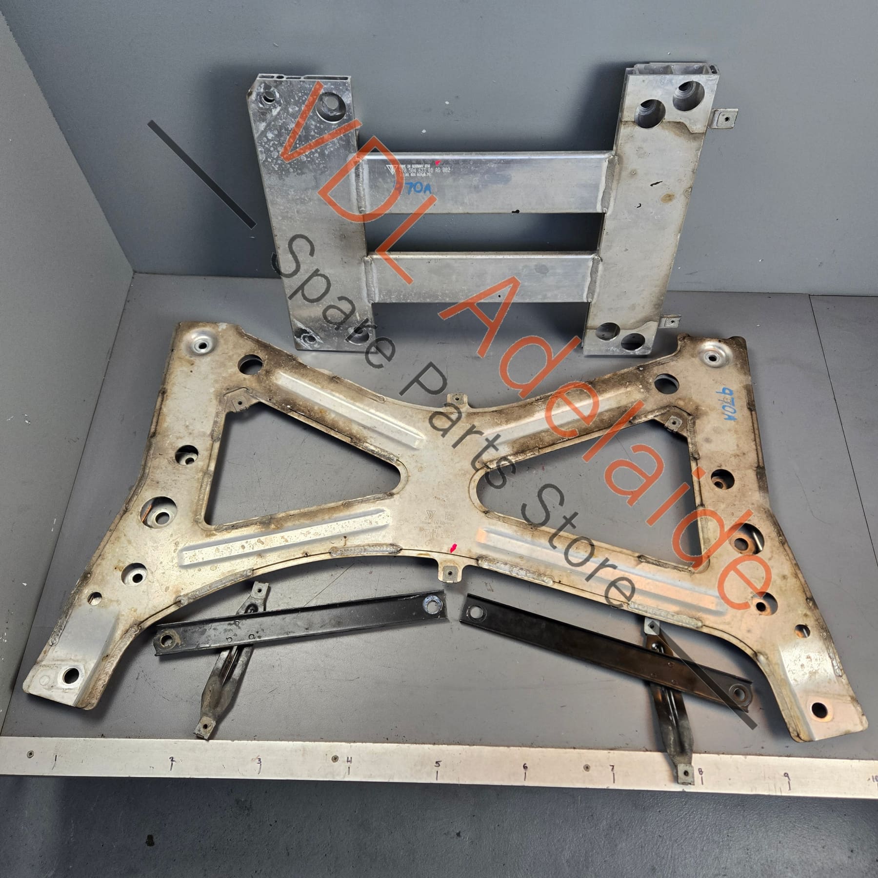 97034126107 97050462301   Porsche Panamera 970 Front Crossmember Frame Brace Under Body Frame 97034126107 97050462301