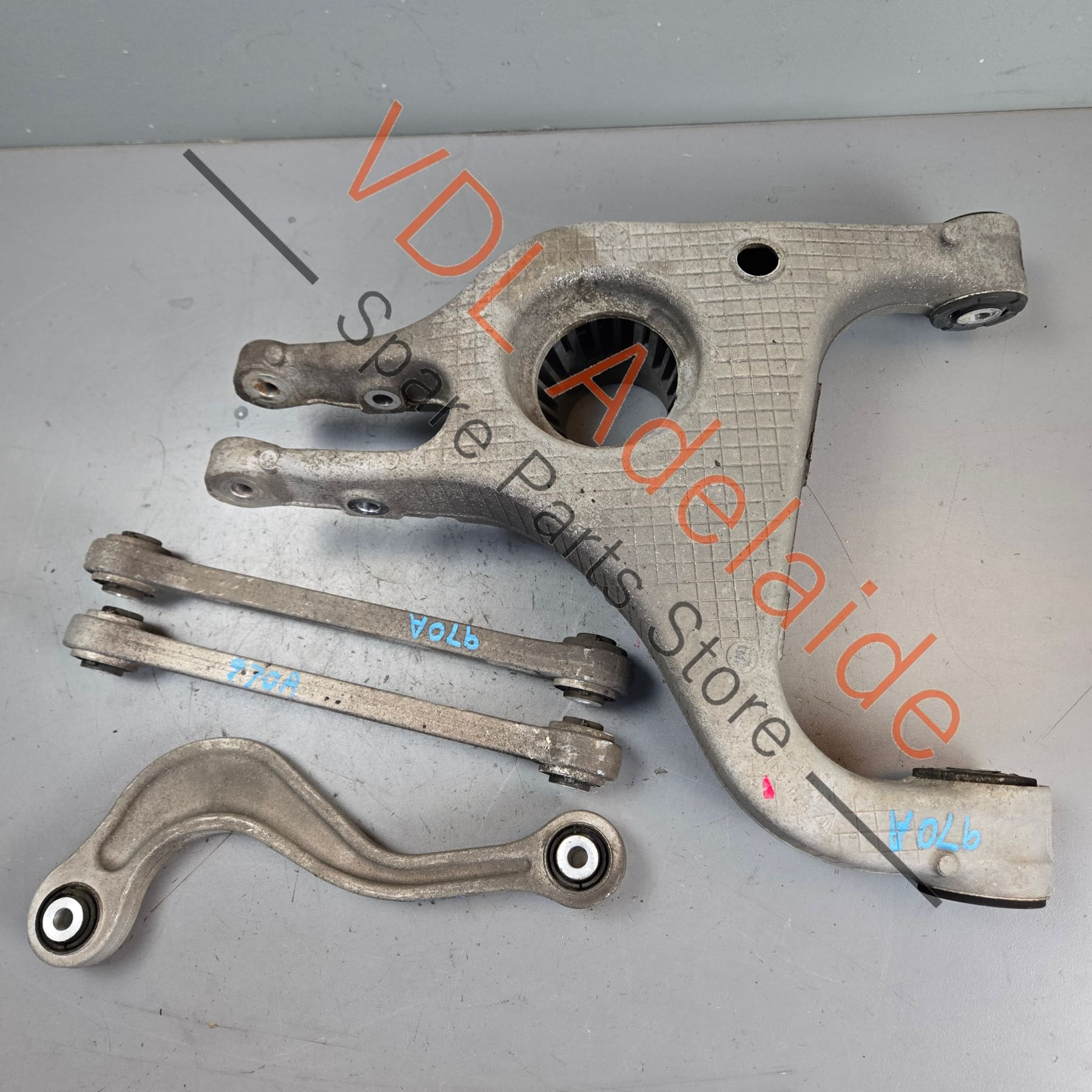 97033104104 97033104700 97033104300  Porsche Panamera 970 Rear Left Suspension Arm Set Wishbone 97033104104