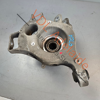 97033161202    Porsche Panamera 970 Rear Right Suspension Hub Wheel Bearing Knuckle 97033161202