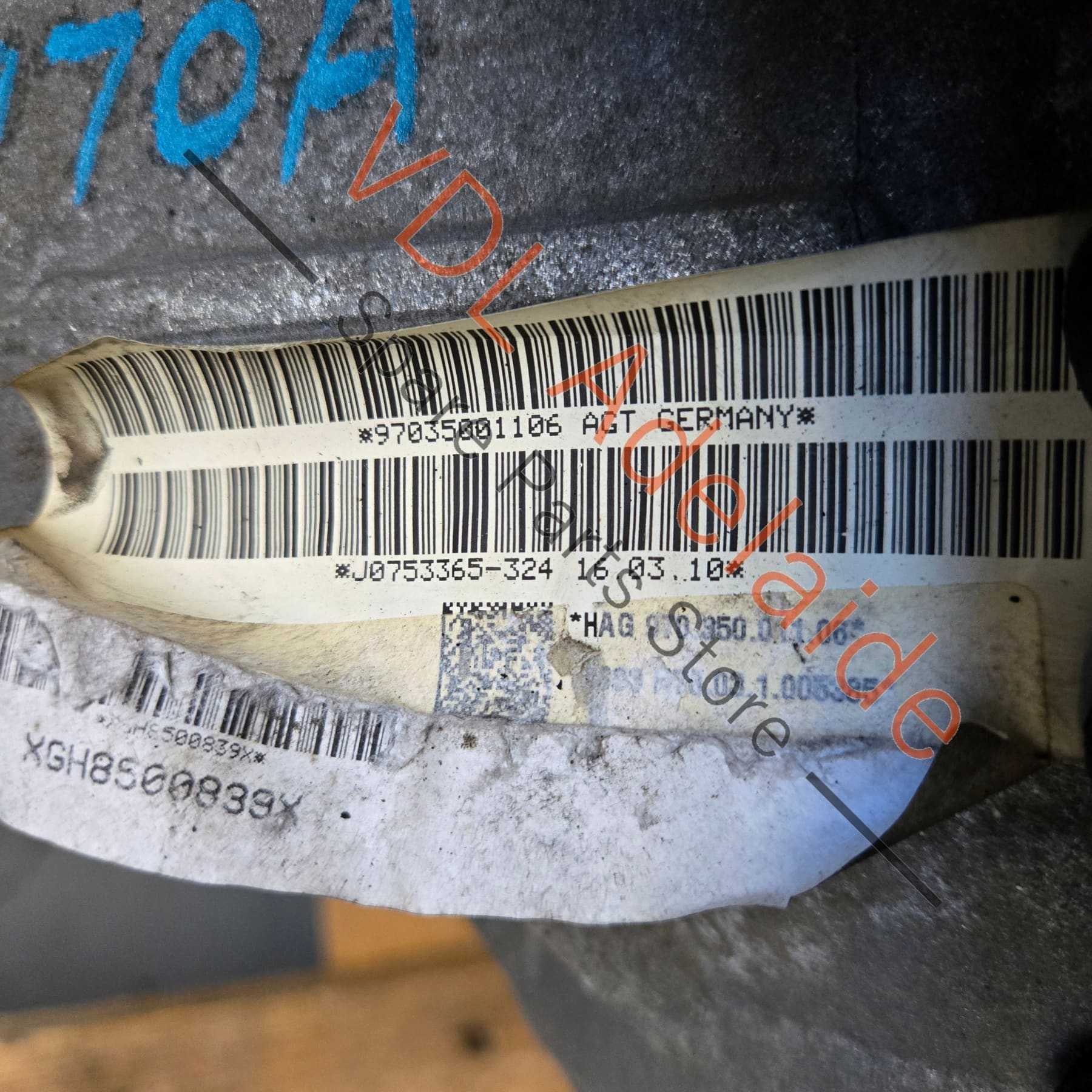 97035001107 97035001106   Porsche Panamera 970 Rear Differential Diff 97035001107 97035001106