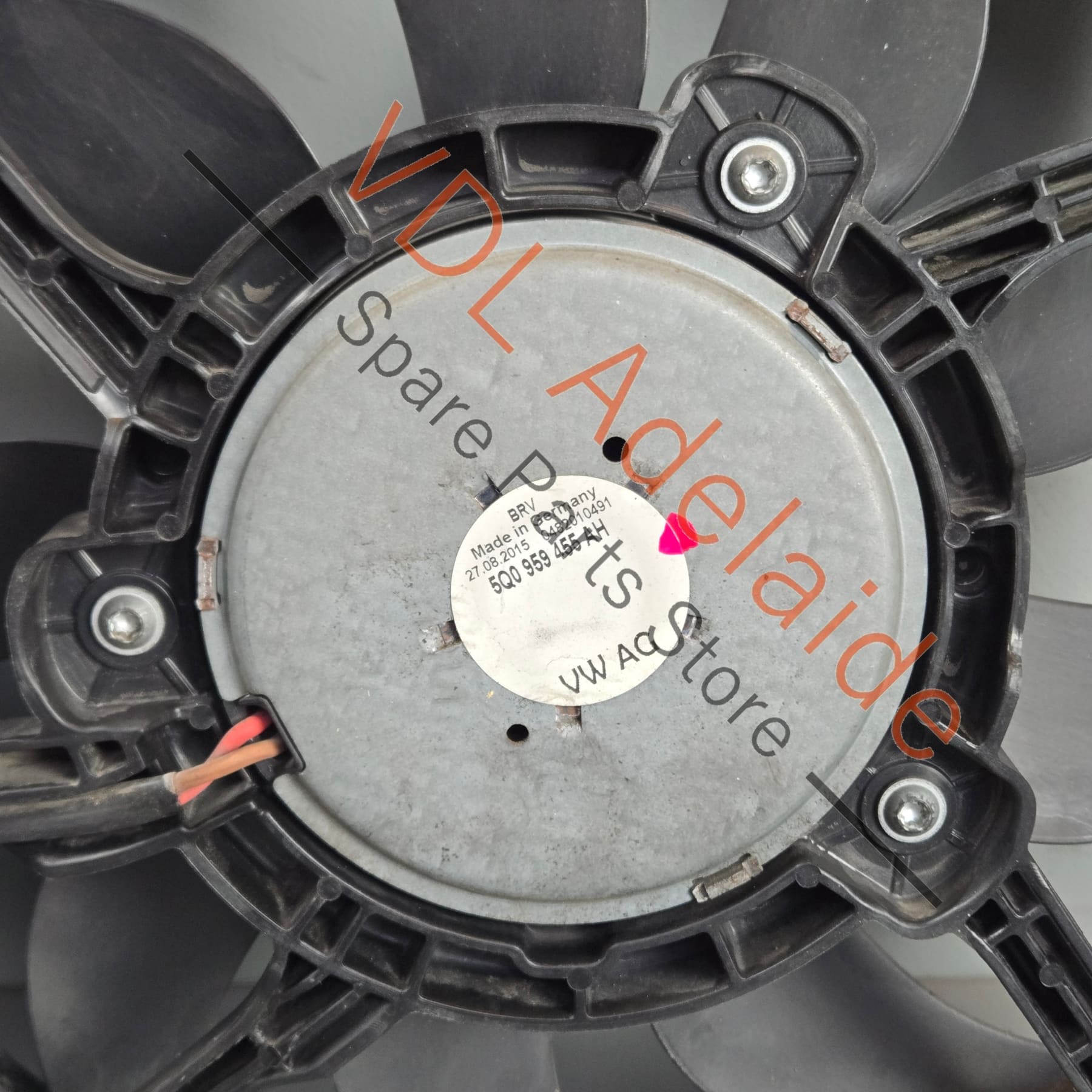 5Q0959455AM 5Q0959455AH   VW Golf MK7 7.5 Dual Twin Radiator Fan Shroud Assembly 5Q0959455AH 370mm 5Q0959455BJ 295mm