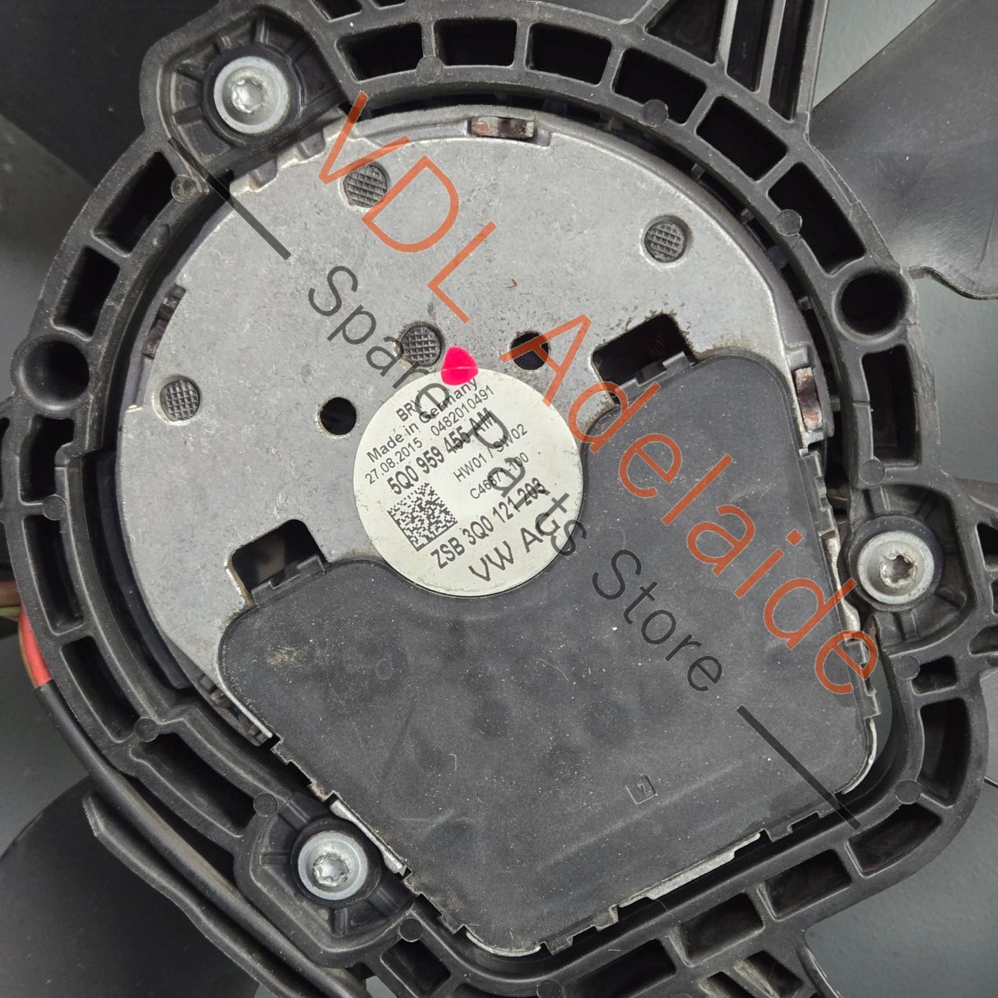 5Q0959455AM 5Q0959455AH   VW Golf MK7 7.5 Dual Twin Radiator Fan Shroud Assembly 5Q0959455AH 370mm 5Q0959455BJ 295mm