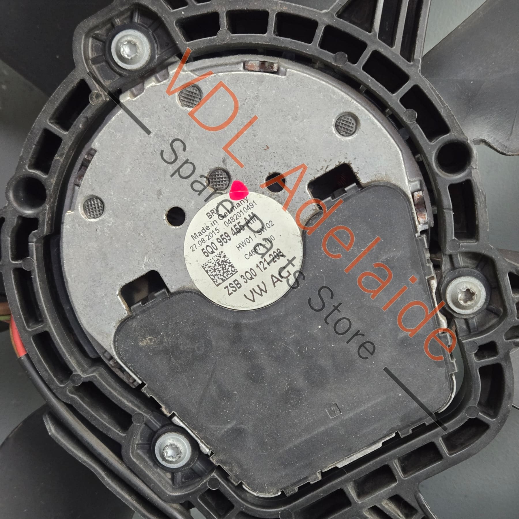 5Q0959455AM 5Q0959455AH   VW Golf MK7 7.5 Dual Twin Radiator Fan Shroud Assembly 5Q0959455AH 370mm 5Q0959455BJ 295mm