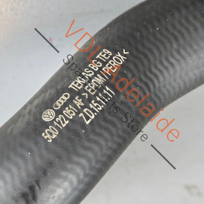 5Q0122051AF 5Q0122051EG   VW Golf R MK7 Lower Radiator Cooling Hose Pipe 5Q0122051EG 5Q0122051AF