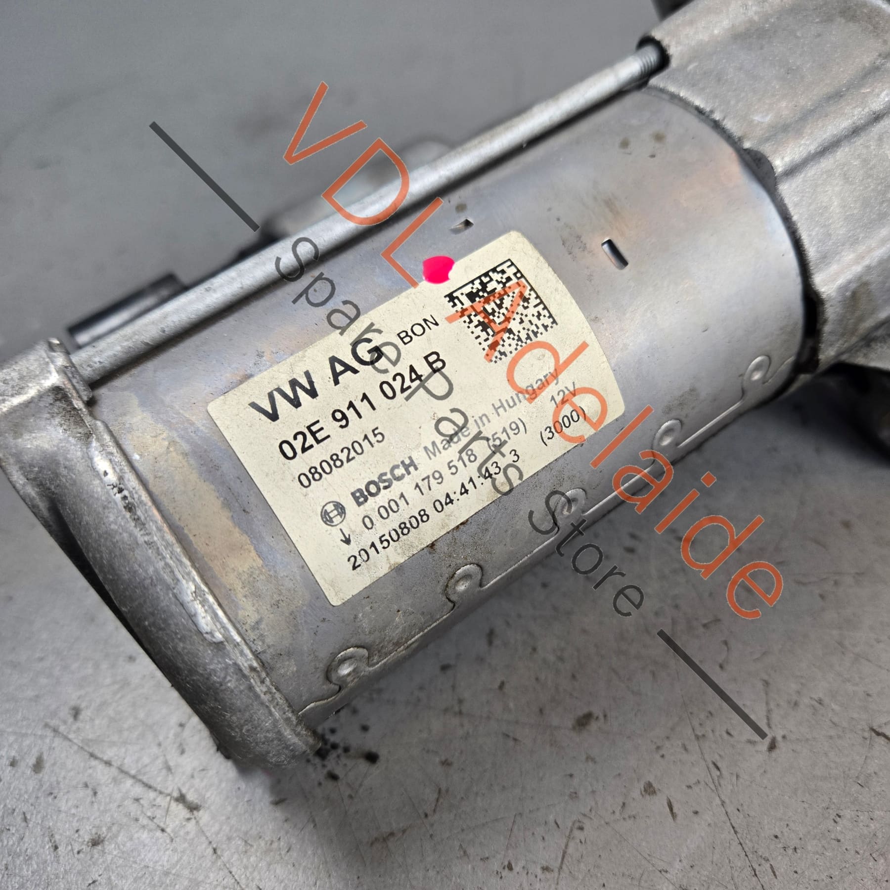 02E911024B    VW Audi 1.1KW Starter Motor Bosch 02E911024B 02E911022H