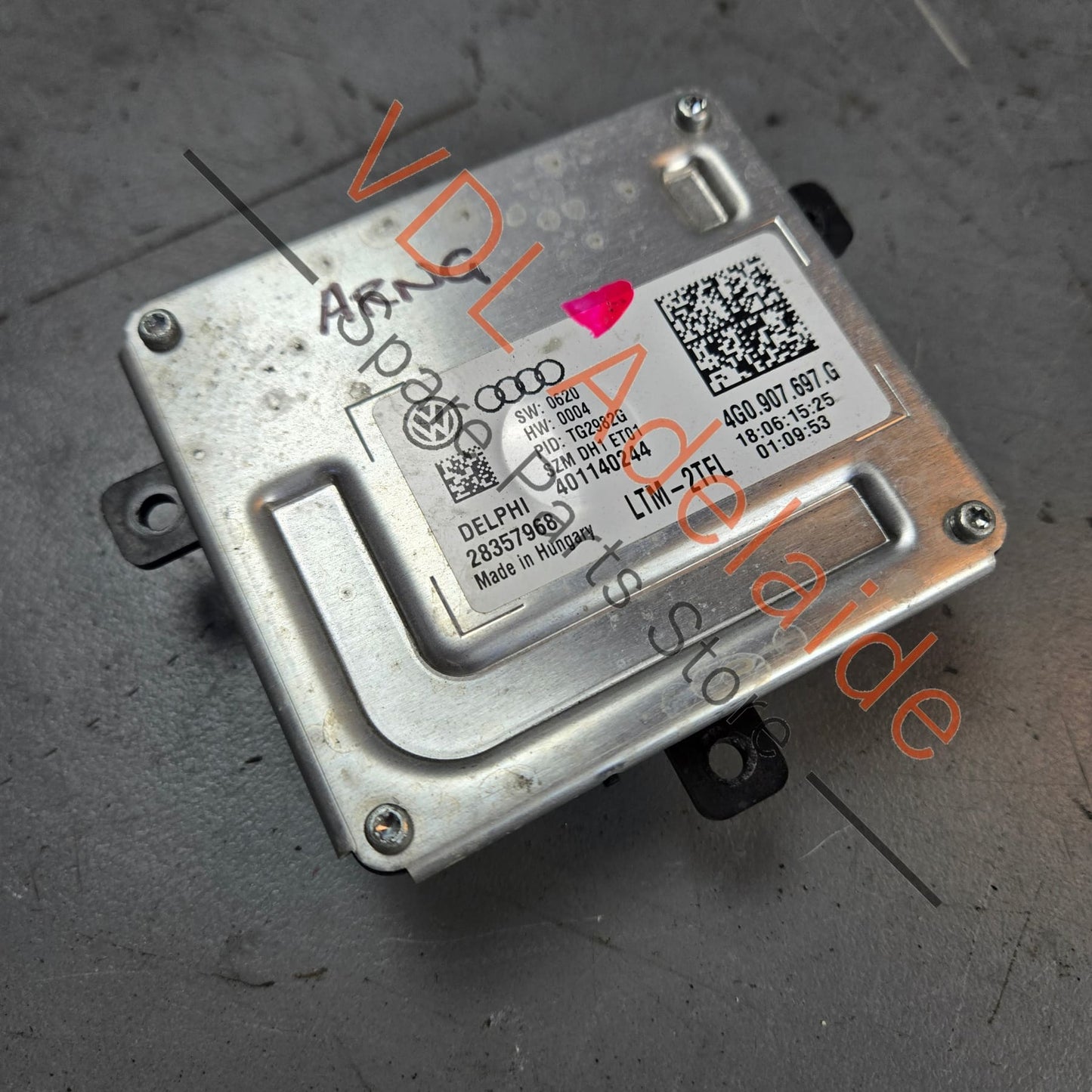 4G0907697G 4G0907697F   Genuine OEM VW Audi Headlight Control Module for DRL 4G0907697G 4G0907697F
