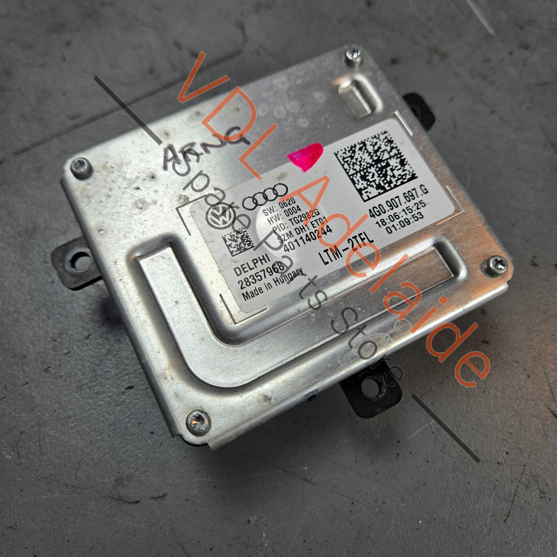 4G0907697G 4G0907697F   Genuine OEM VW Audi Headlight Control Module for DRL 4G0907697G 4G0907697F