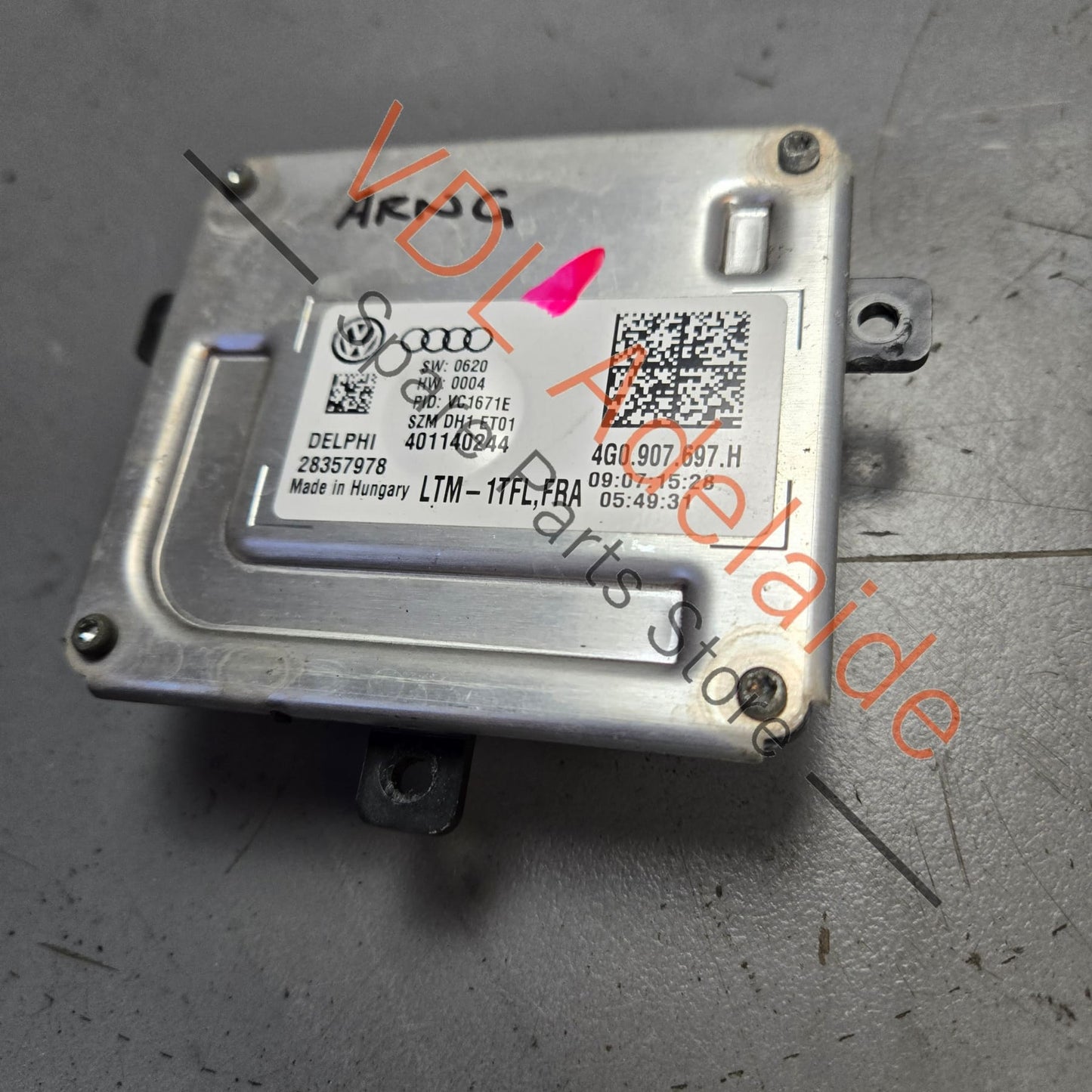 4G0907697H 4G0907697F   Genuine OEM VW Audi Headlight Control Module for DRL 4G0907697H 4G0907697F