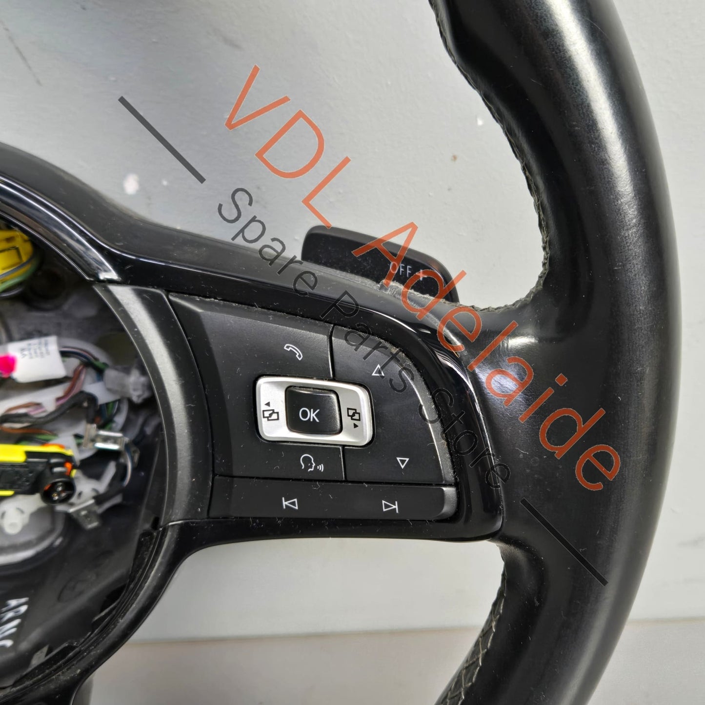 5G0419091JAHYZ 5G0419091CN   VW Golf R MK7 Flat Bottom Sports Leather Steering Wheel 5G0419091CN 5G0419091JA HYZ