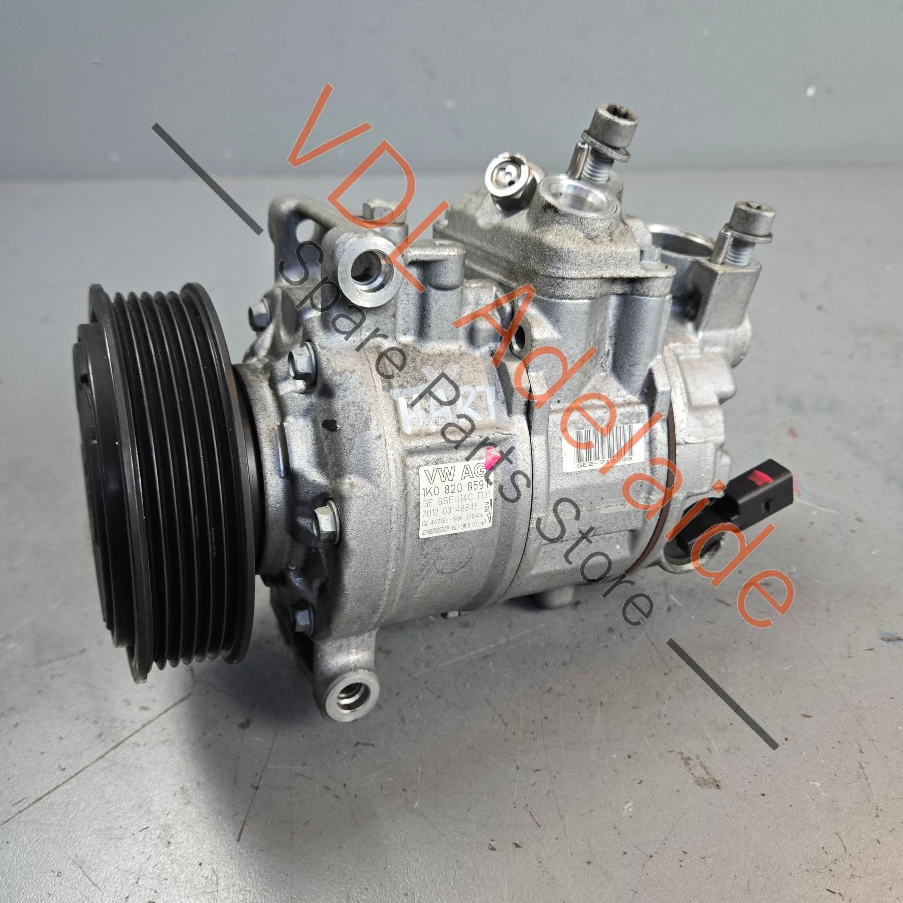 1K0820859T    VW Polo Golf Audi A3 1.4L AC Air Conditioning Compressor Pump 1K0820859T Denso 6SEU14C